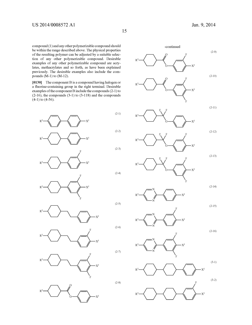 POLYMERIZABLE COMPOUND, LIQUID CRYSTAL COMPOSITION AND LIQUID CRYSTAL     DISPLAY DEVICE - diagram, schematic, and image 16