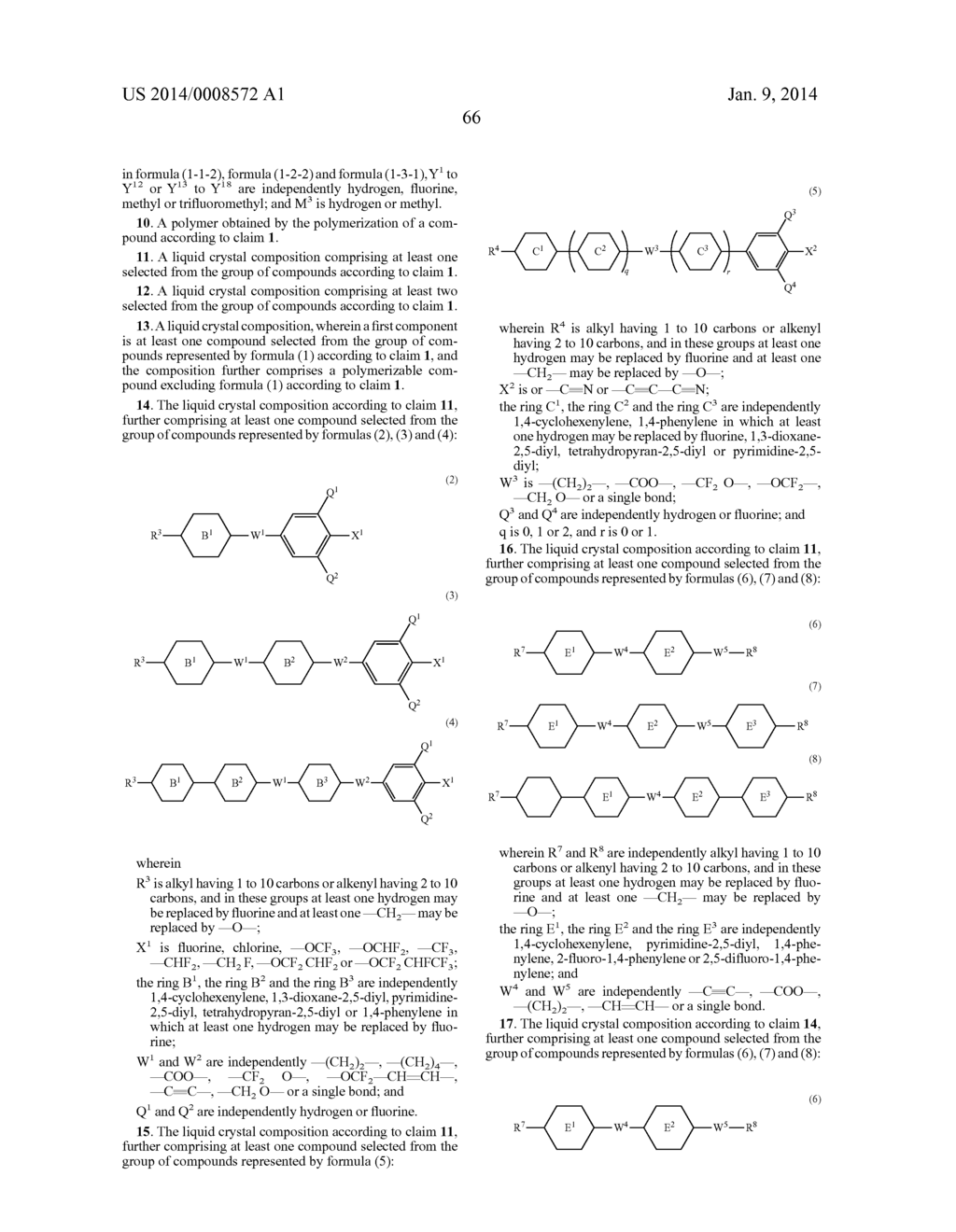 POLYMERIZABLE COMPOUND, LIQUID CRYSTAL COMPOSITION AND LIQUID CRYSTAL     DISPLAY DEVICE - diagram, schematic, and image 67