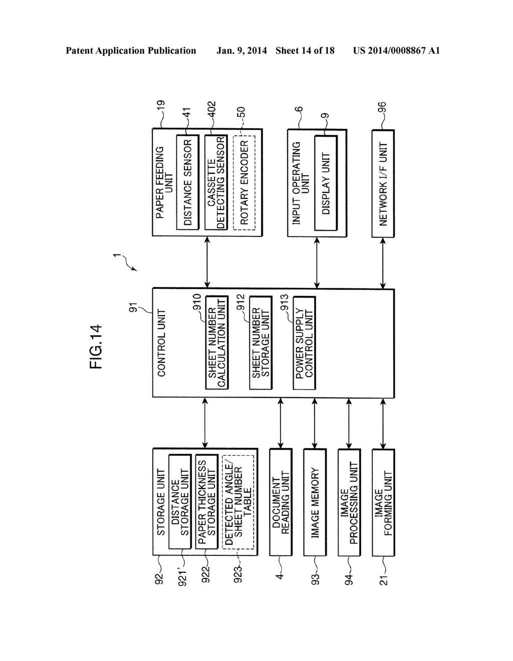 PAPER FEEDING DEVICE AND IMAGE FORMING APPARATUS - diagram, schematic, and image 15