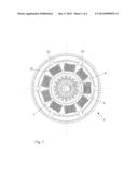 Arrangement of Coil Wires in a Rotor of an Electric Motor diagram and image