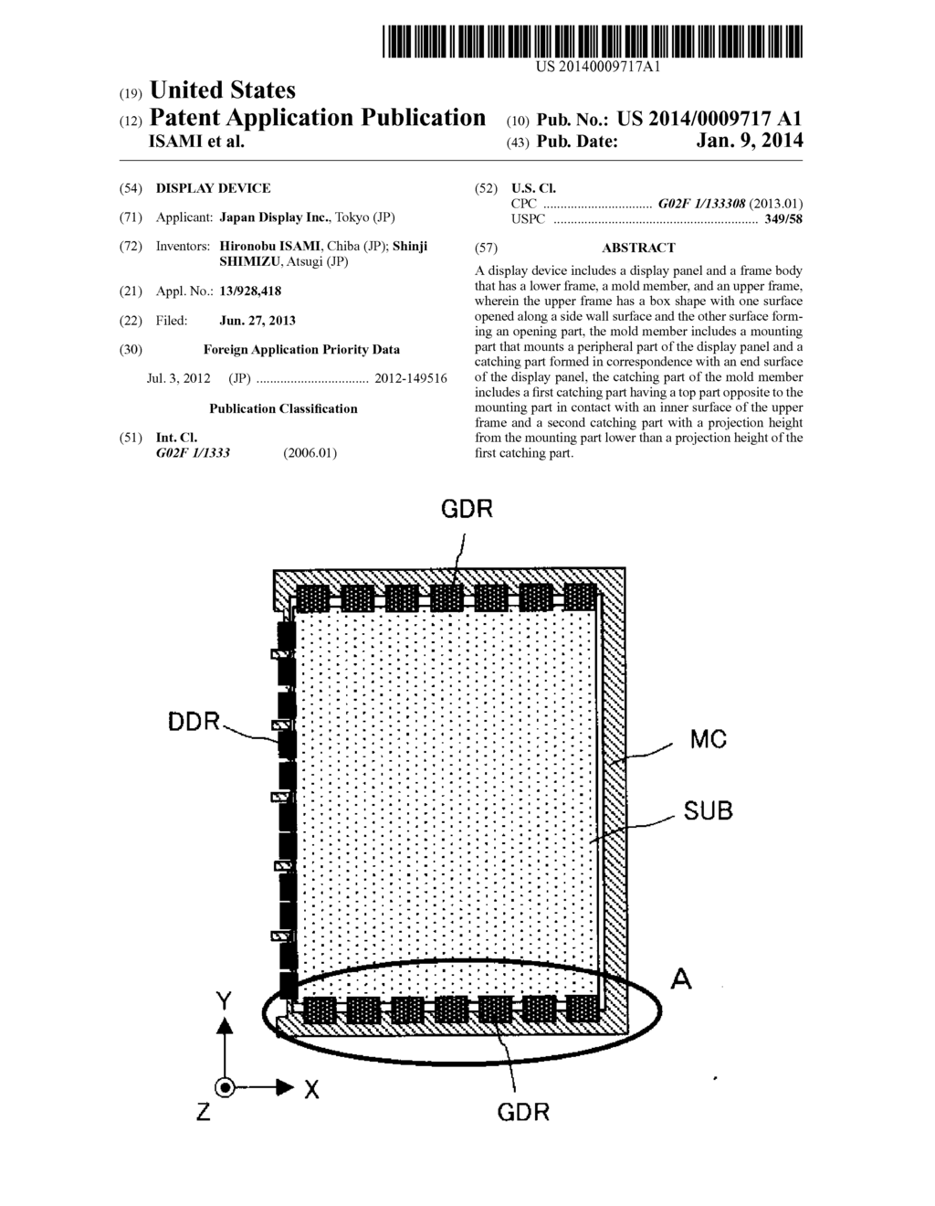 DISPLAY DEVICE - diagram, schematic, and image 01