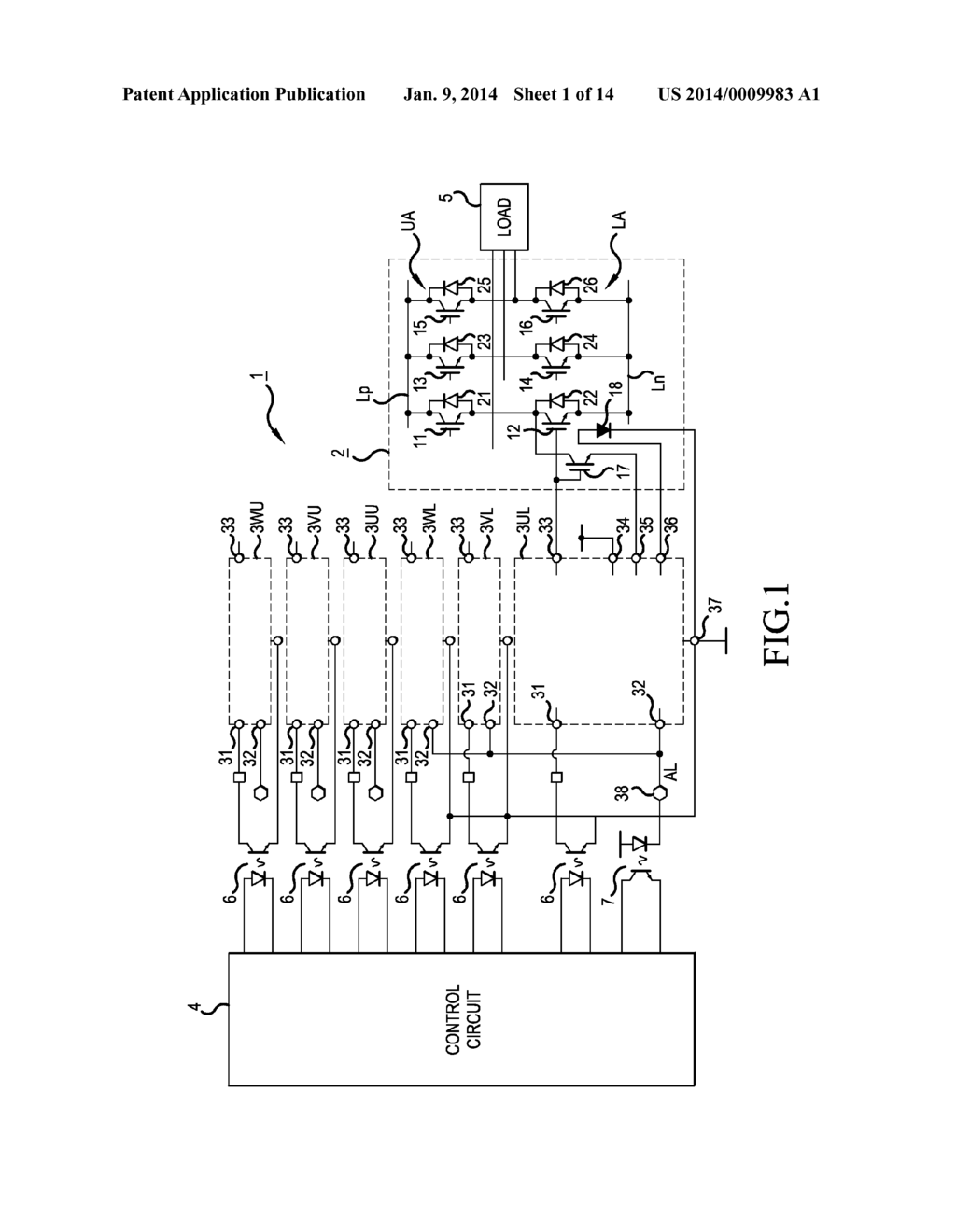 POWER CONVERSION DEVICE CONTROL DEVICE - diagram, schematic, and image 02