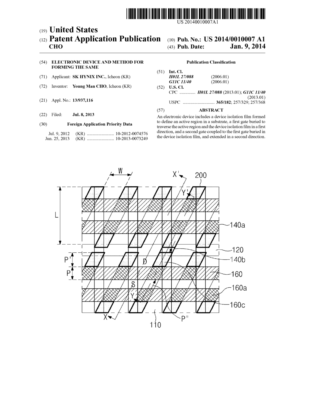 ELECTRONIC DEVICE AND METHOD FOR FORMING THE SAME - diagram, schematic, and image 01