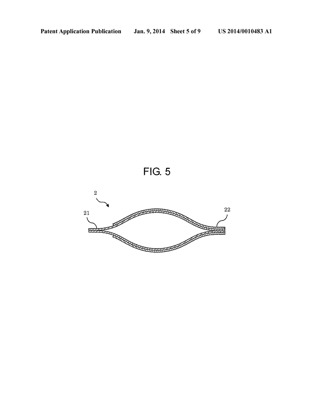 Sealing Bag for Hydrogen Gas, and Method for Dissolving Hydrogen Gas - diagram, schematic, and image 06