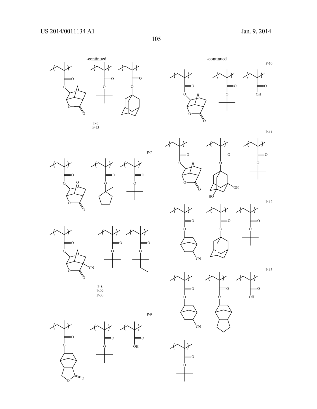 PATTERN FORMING METHOD, ACTINIC RAY-SENSITIVE OR RADIATION-SENSITIVE RESIN     COMPOSITION AND RESIST FILM - diagram, schematic, and image 107