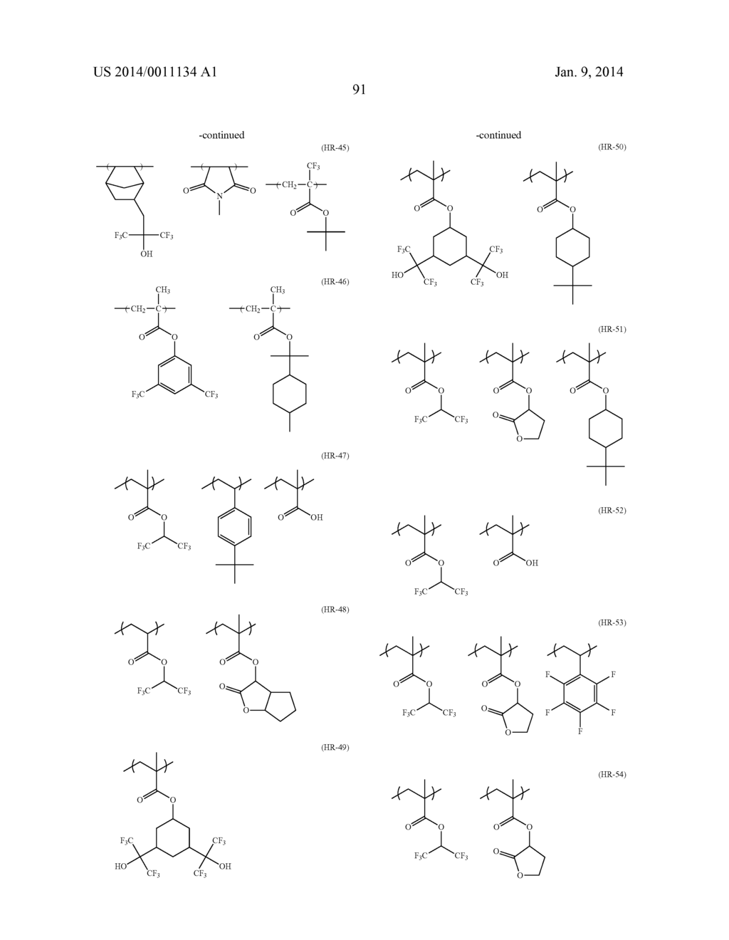 PATTERN FORMING METHOD, ACTINIC RAY-SENSITIVE OR RADIATION-SENSITIVE RESIN     COMPOSITION AND RESIST FILM - diagram, schematic, and image 93