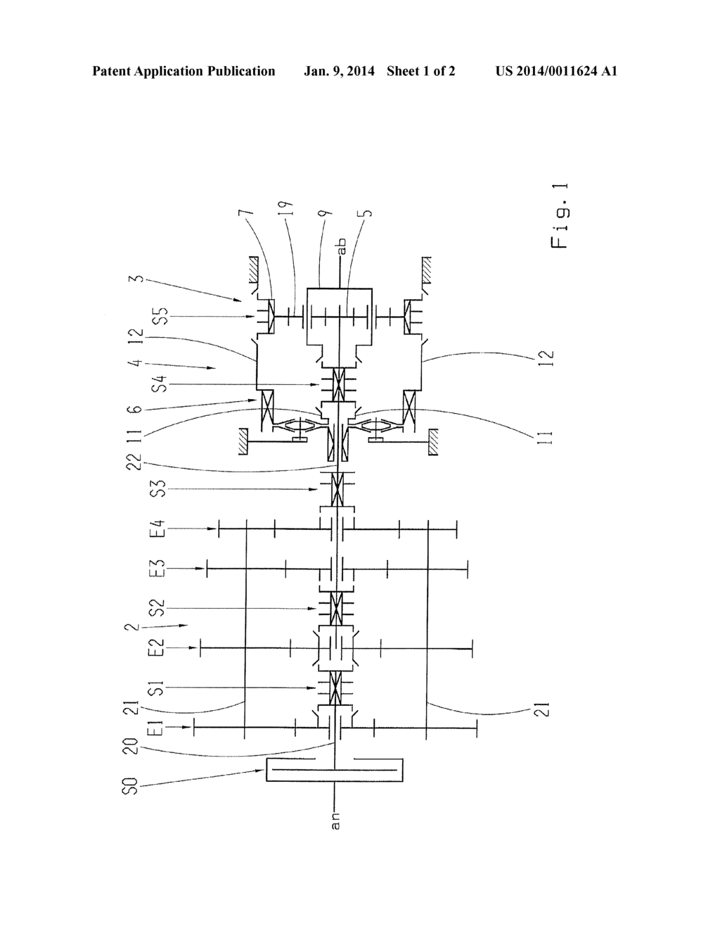 TRANSMISSION WITH DISENGAGEABLE VARIATOR - diagram, schematic, and image 02