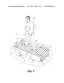 LEG-POWERED TREADMILL diagram and image