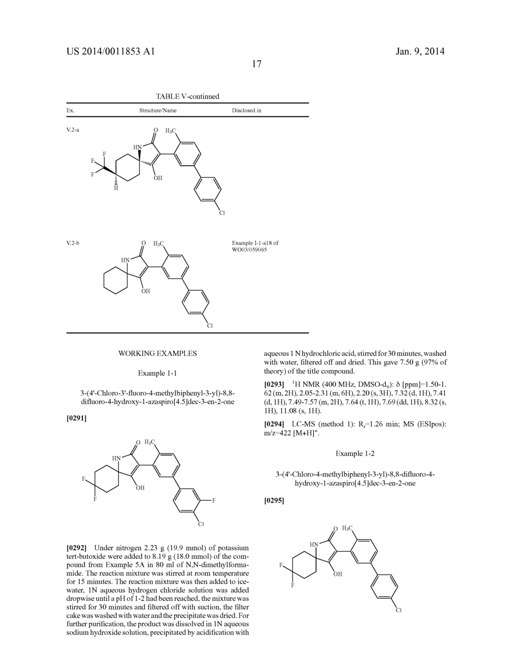 SUBSTITUTED     3-(BIPHENYL-3-YL)-8,8-DIFLUORO-4-HYDROXY-1-AZASPIRO[4.5]DEC-3-EN-2-ONES     FOR THERAPY - diagram, schematic, and image 19