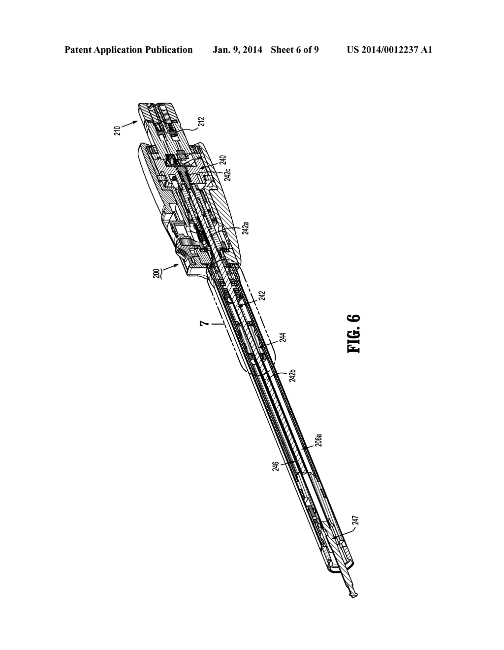 SURGICAL ADAPTER ASSEMBLIES FOR USE BETWEEN SURGICAL HANDLE ASSEMBLY AND     SURGICAL END EFFECTORS - diagram, schematic, and image 07