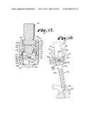 POLYAXIAL BONE SCREW WITH SHANK ARTICULATION PRESSURE INSERT AND METHOD diagram and image