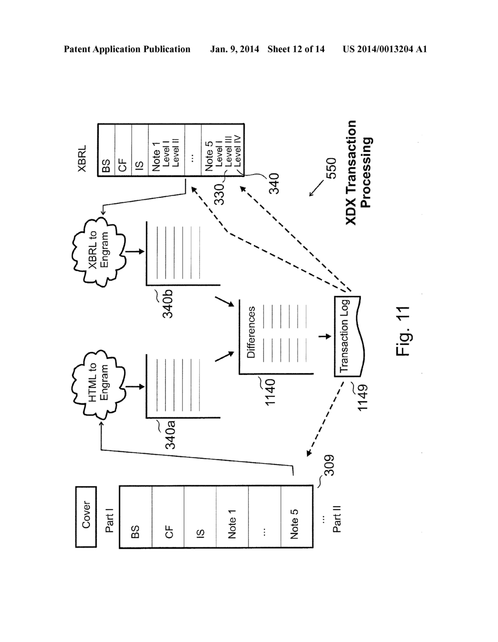 METHOD AND APPARATUS FOR SYCHRONIZING FINANCIAL REPORTING DATA - diagram, schematic, and image 13
