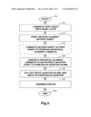 GRAPHICAL ELEMENT LAMINATE FOR USE IN FORMING A SKATE BOOT diagram and image