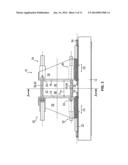 ARRANGEMENT FOR RECEIVING A CASTING MOLD WITH COAXIAL DRIVE AND METHOD     THEREFOR diagram and image