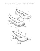 FOOTWEAR WITH EXCHANGEABLE SHELLS AND SHELLS FOR SAID FOOTWEAR diagram and image