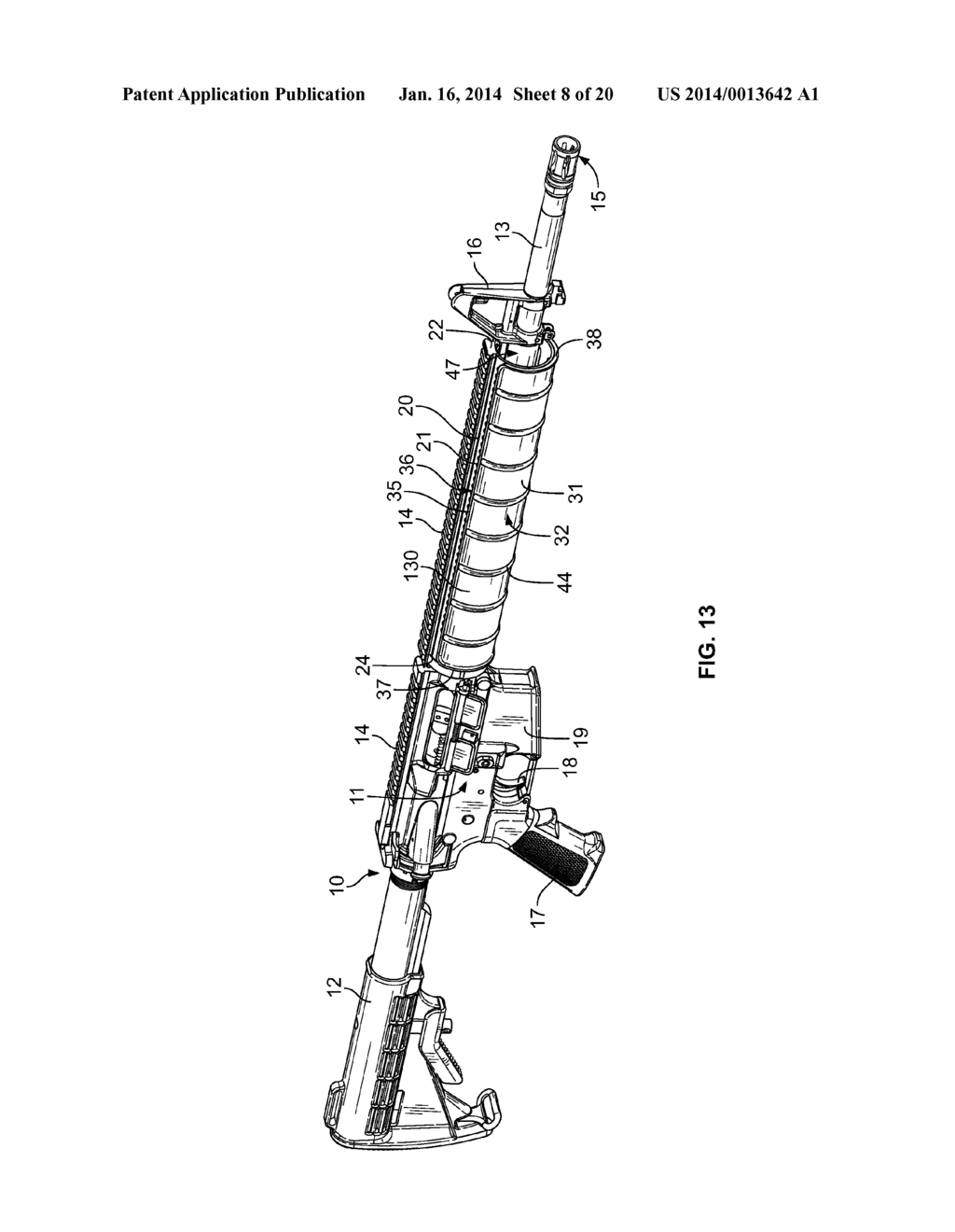 HANDGUARD FOR FIREARM - diagram, schematic, and image 09