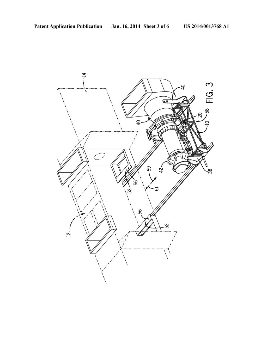 MULTIPURPOSE SUPPORT SYSTEM FOR A GAS TURBINE - diagram, schematic, and image 04