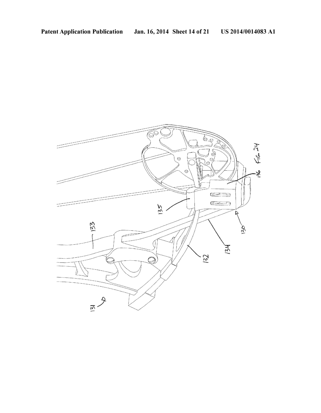 ARCHERY BOW AND BOWSTRING DAMPENER - diagram, schematic, and image 15