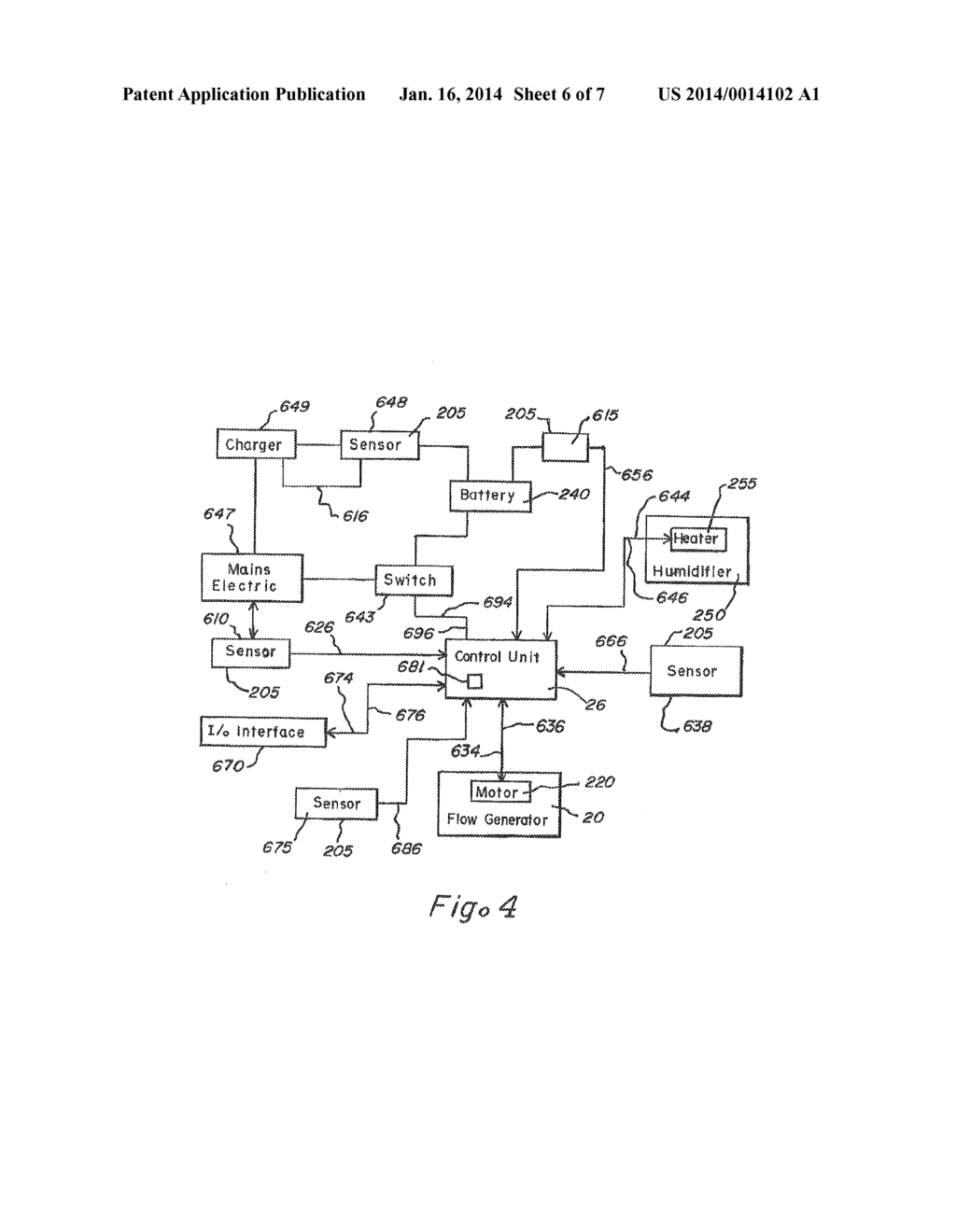 METHODS FOR BATTERY POWER MANAGEMENT OF POSITIVE AIRWAY PRESSURE APPARATUS - diagram, schematic, and image 07