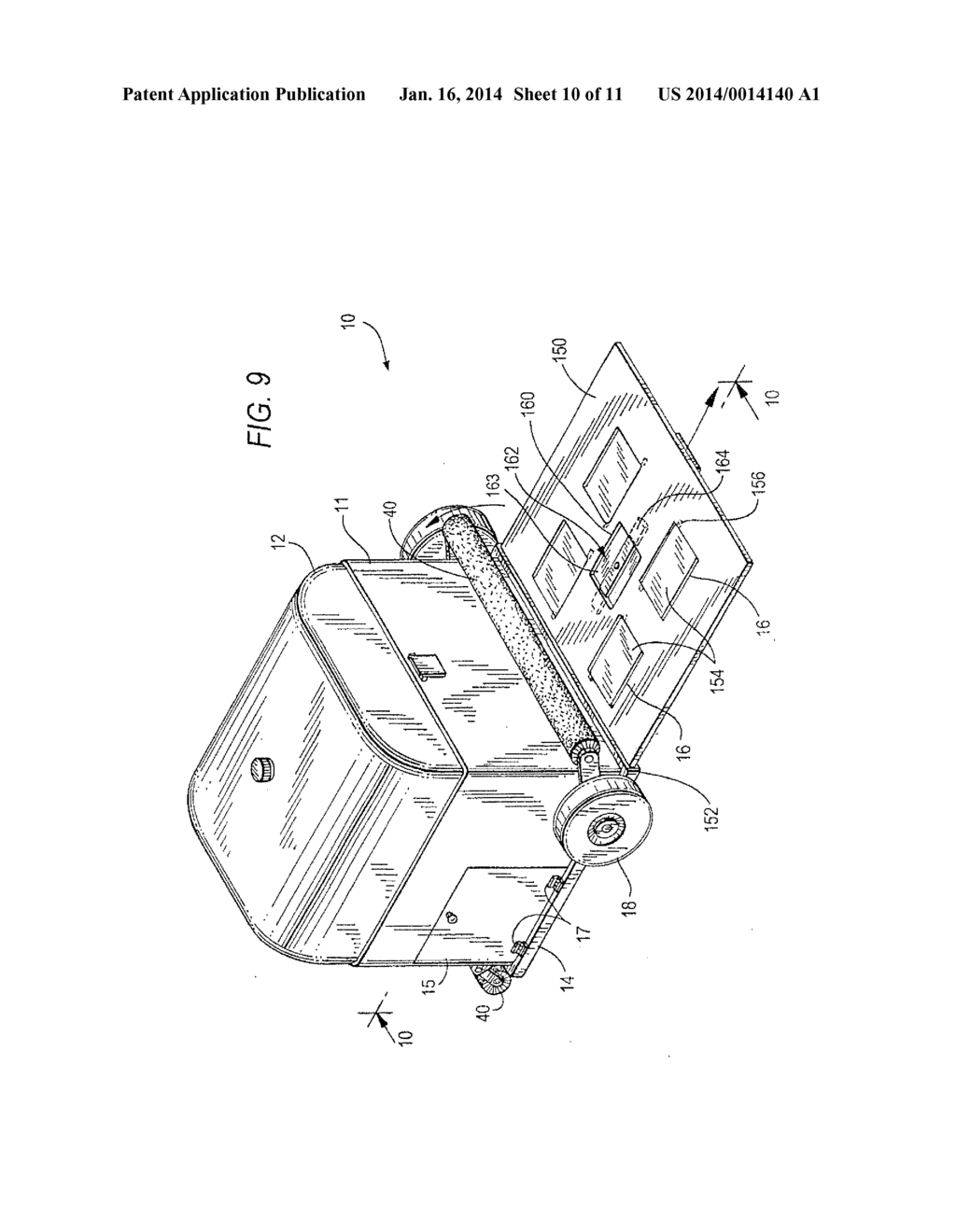 INTERNAL BACKWASH SYSTEM FOR ROBOTIC POOL AND TANK CLEANER - diagram, schematic, and image 11