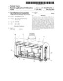 Heat-shrinking facility including means for adjusting temperature inside     the enclosure of the facility diagram and image