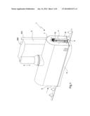 Heat-shrinking facility including means for adjusting temperature inside     the enclosure of the facility diagram and image