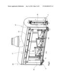 Heat-shrinking facility including means for adjusting temperature inside     the enclosure of the facility diagram and image