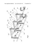 Heat-shrinking facility including means for adjusting temperature inside     the enclosure of the facility diagram and image