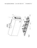 Heat-shrinking facility including means for adjusting temperature inside     the enclosure of the facility diagram and image