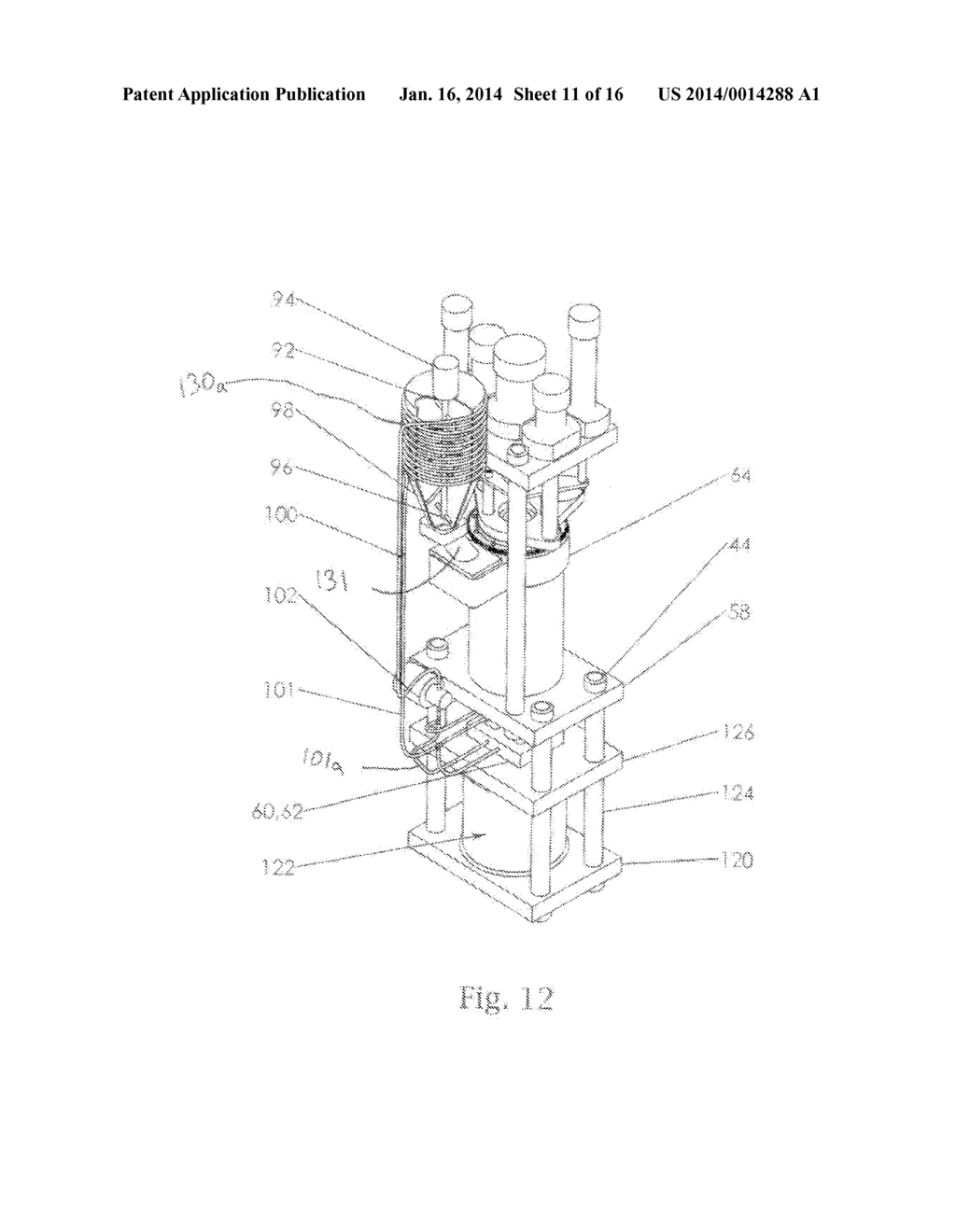 DEVICE FOR CASTING - diagram, schematic, and image 12