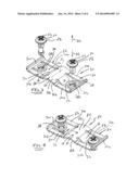 CABLE CLAMP ASSEMBLY WITH DOUBLE CAPTIVE SCREW diagram and image