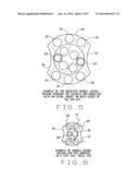 Polycrystalline diamond percussion drill bits using low thrust and torque     for application with small diameter drill bits diagram and image