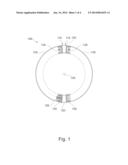 TORSIONAL VIBRATION DAMPER WITH ARC SPRING AND END CAP diagram and image