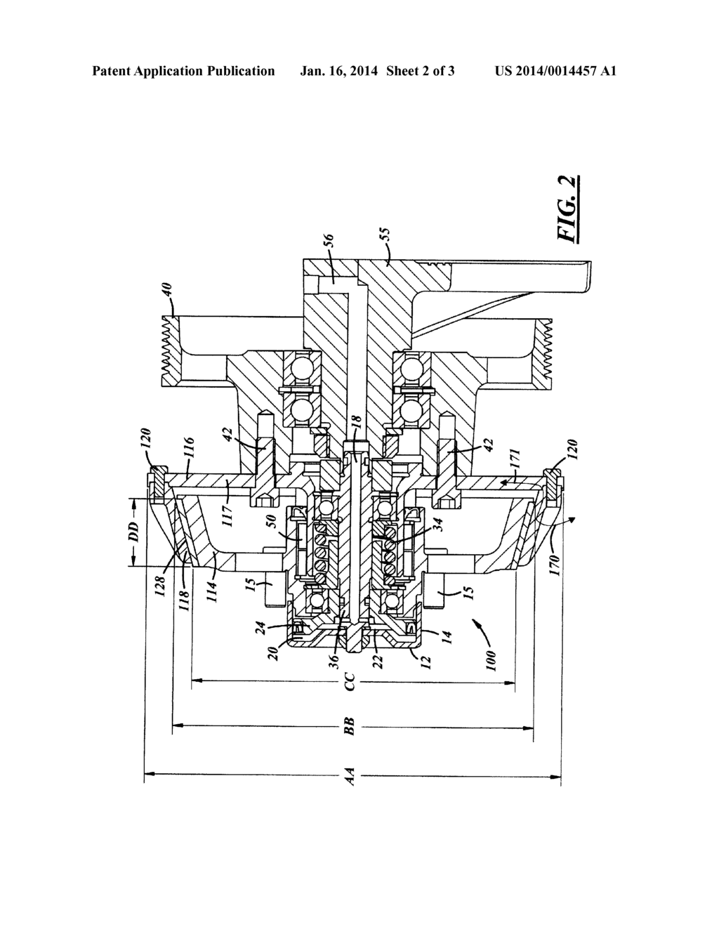 PNEUMATIC CLUTCH WITH IMPROVED CAPACITY AND LONGEVITY - diagram, schematic, and image 03
