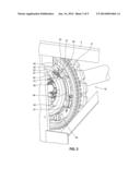 SAFETY BRAKE FOR AN ESCALATOR OR A MOVING WALKWAY diagram and image