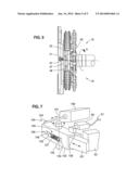 SAFETY BRAKE FOR AN ESCALATOR OR A MOVING WALKWAY diagram and image