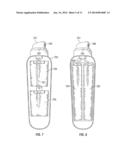 SELECTABLE, MULTIPLE CHAMBER CONTAINER HAVING SINGLE NOZZLE ASSEMBLY diagram and image