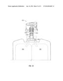 SELECTABLE, MULTIPLE CHAMBER CONTAINER HAVING SINGLE NOZZLE ASSEMBLY diagram and image