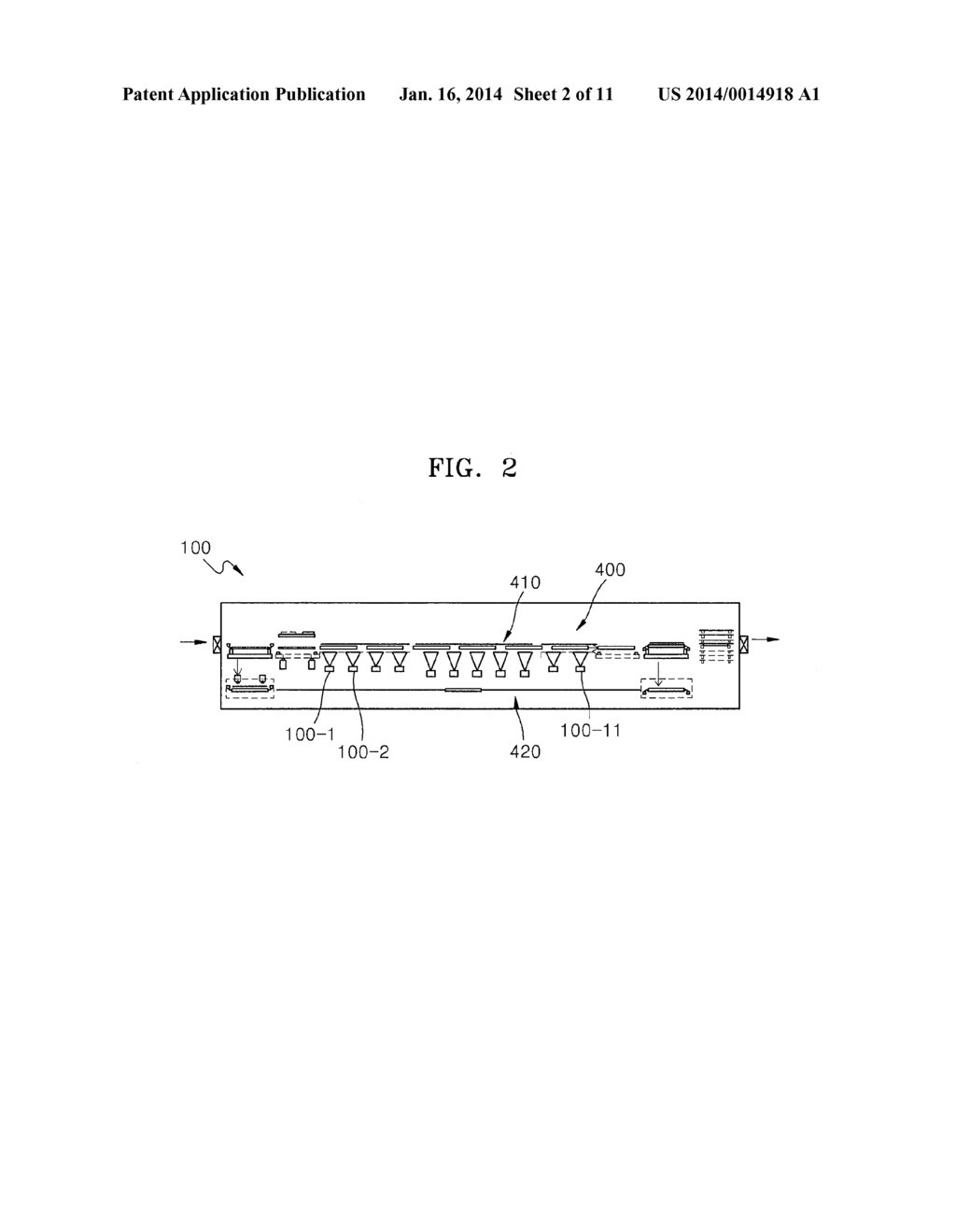 ORGANIC LAYER DEPOSITION APPARATUS, METHOD OF MANUFACTURING ORGANIC LIGHT     EMITTING DISPLAY DEVICE USING THE APPARATUS, AND ORGANIC LIGHT EMITTING     DISPLAY DEVICE MANUFACTURED USING THE METHOD - diagram, schematic, and image 03