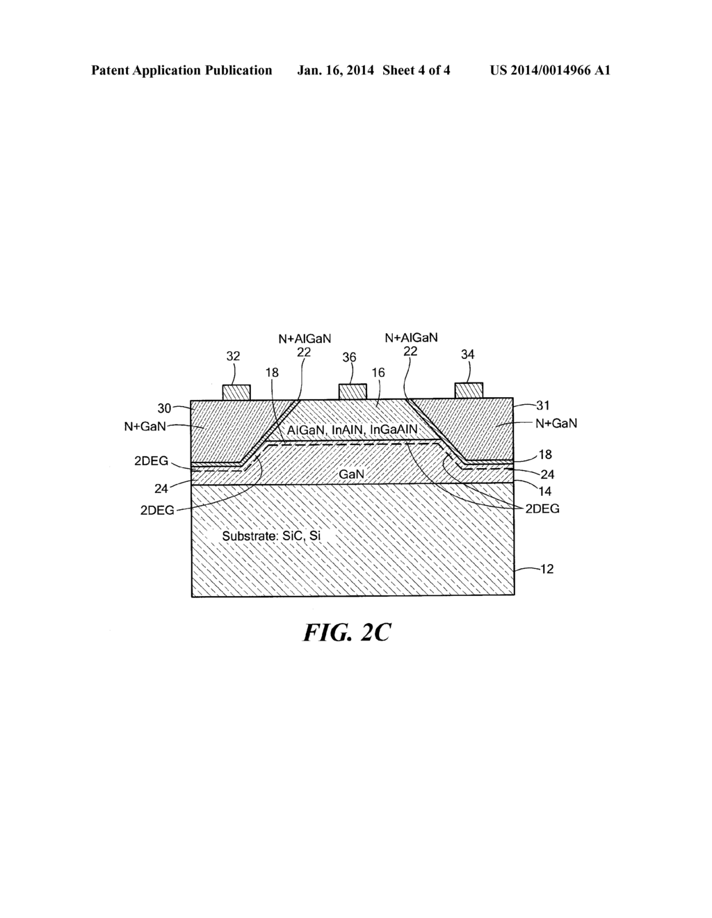 GALLIUM NITRIDE DEVICES HAVING LOW OHMIC CONTACT RESISTANCE - diagram, schematic, and image 05