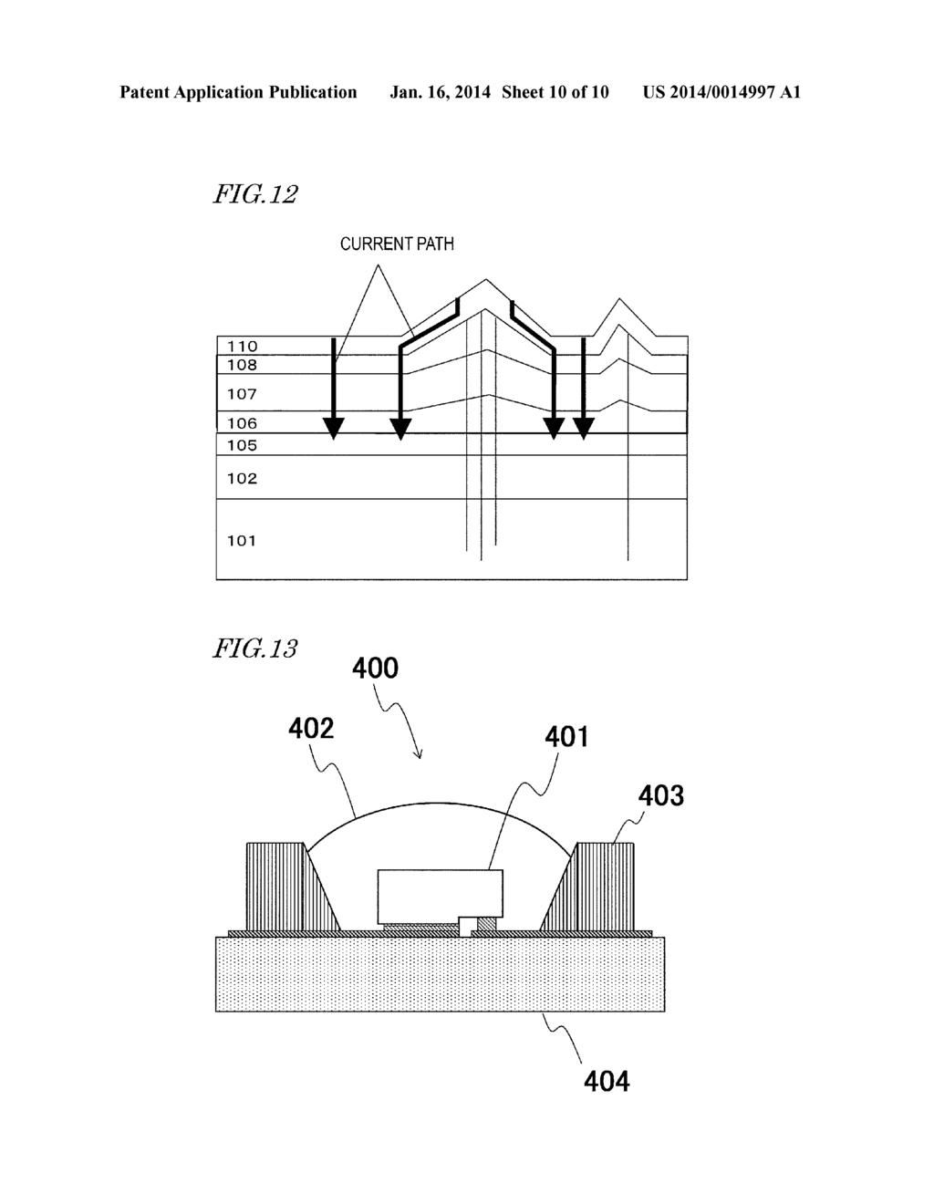 NITRIDE SEMICONDUCTOR LIGHT-EMITTING ELEMENT AND LIGHT SOURCE INCLUDING     THE NITRIDE SEMICONDUCTOR LIGHT-EMITTING ELEMENT - diagram, schematic, and image 11