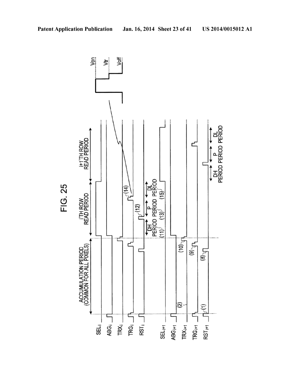 SOLID STATE IMAGING DEVICE, DRIVING METHOD OF THE SOLID STATE IMAGING     DEVICE AND ELECTRONIC EQUIPMENT - diagram, schematic, and image 24