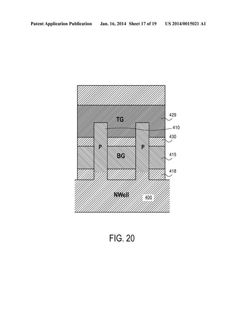 FLOATING BODY MEMORY CELL HAVING GATES FAVORING DIFFERENT CONDUCTIVITY     TYPE REGIONS - diagram, schematic, and image 18