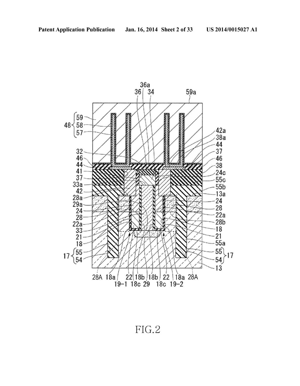 SEMICONDUCTOR DEVICE HAVING GATE ELECTRODE EMBEDDED IN GATE TRENCH - diagram, schematic, and image 03