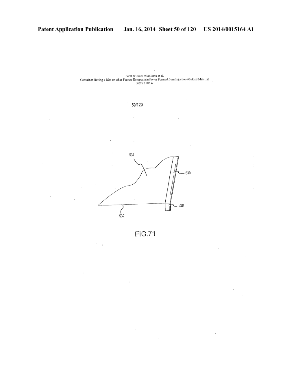 Container Having A Rim Or Other Feature Encapsulated By Or Formed From     Injection-Molded Material - diagram, schematic, and image 51