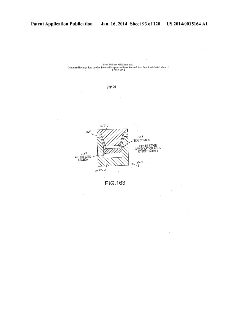 Container Having A Rim Or Other Feature Encapsulated By Or Formed From     Injection-Molded Material - diagram, schematic, and image 94