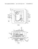 INTEGRATED HANDLE AND LATCH ASSEMBLY FOR RV SCREEN AND ENTRY DOORS diagram and image