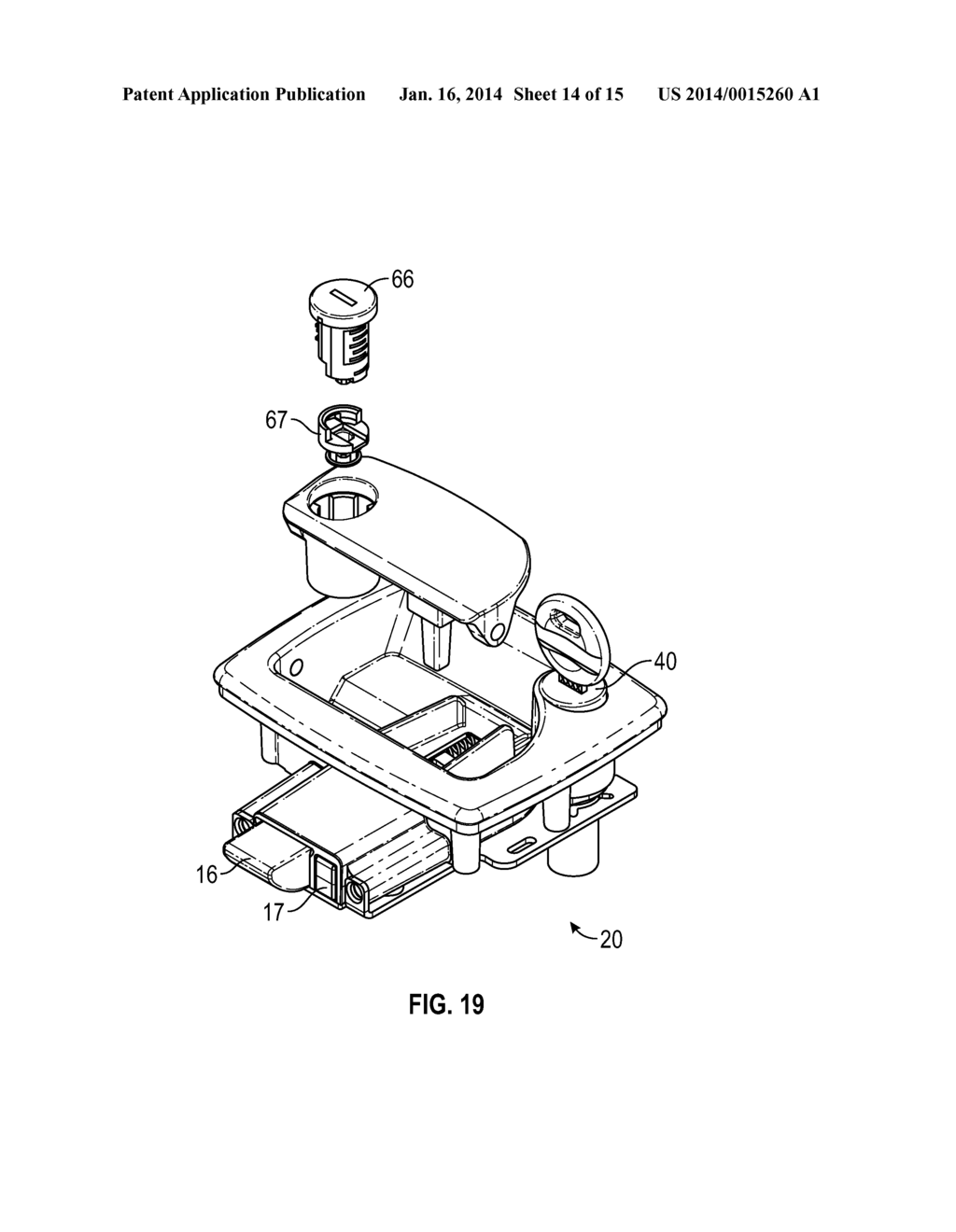 INTEGRATED HANDLE AND LATCH ASSEMBLY FOR RV SCREEN AND ENTRY DOORS - diagram, schematic, and image 15