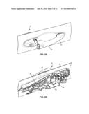 Vehicular Door Handle Assembly With Electrically Deployable Latch     Connection diagram and image