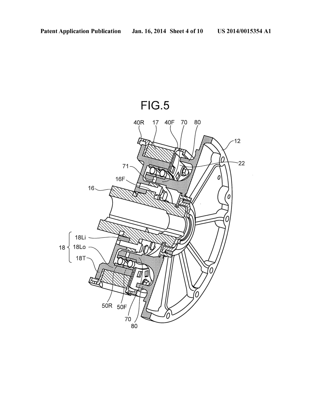 GENERATOR MOTOR COOLING STRUCTURE AND GENERATOR MOTOR - diagram, schematic, and image 05